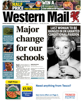 Cover of Western Mail