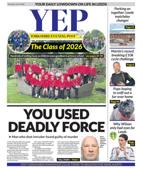 Cover of Yorkshire Evening Post