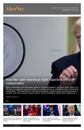 Cover of AlterNet