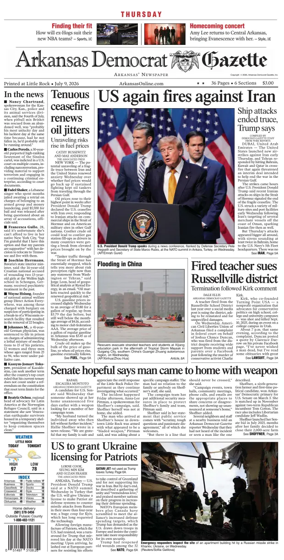 Cover of Arkansas Democrat-Gazette
