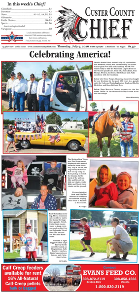 Cover of Custer County Chief