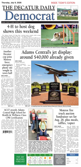 Cover of The Decatur Daily Democrat