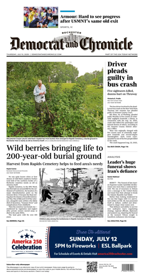 Cover of Democrat and Chronicle