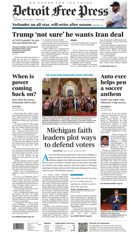 Cover of Detroit Free Press