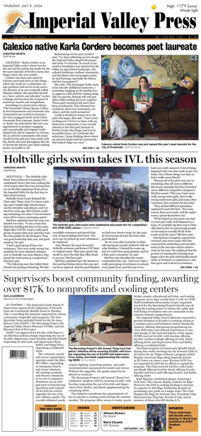 Cover of Imperial Valley Press