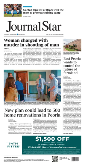 Cover of Journal Star (Peoria)