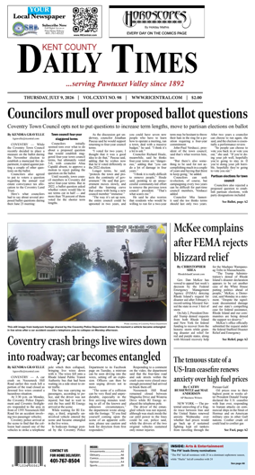 Cover of Kent County Daily Times