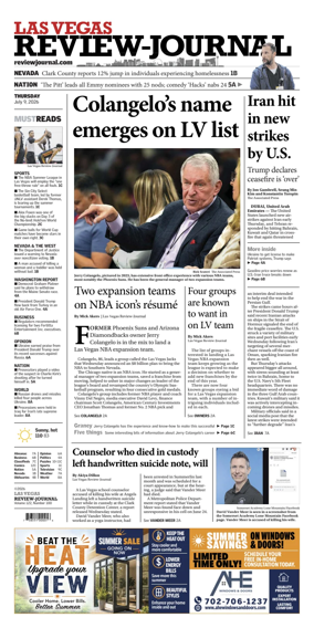 Cover of Las Vegas Review-Journal