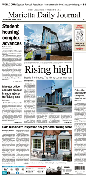 Cover of Marietta Daily Journal