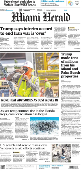Cover of Miami Herald
