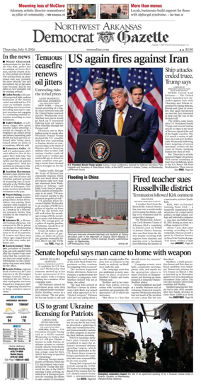 Cover of Northwest Arkansas Democrat-Gazette
