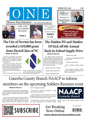 Cover of Observer News Enterprise