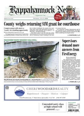 Cover of Rappahannock News