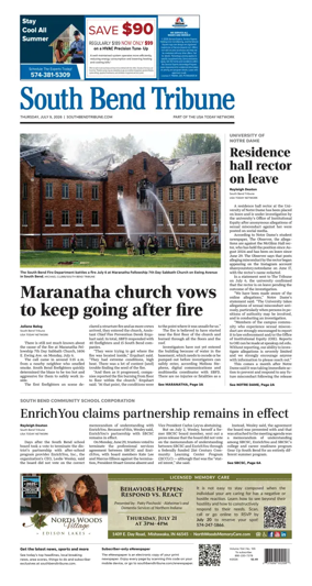Cover of South Bend Tribune