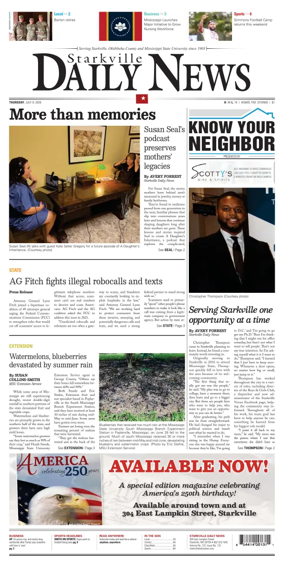 Cover of Starkville Daily News