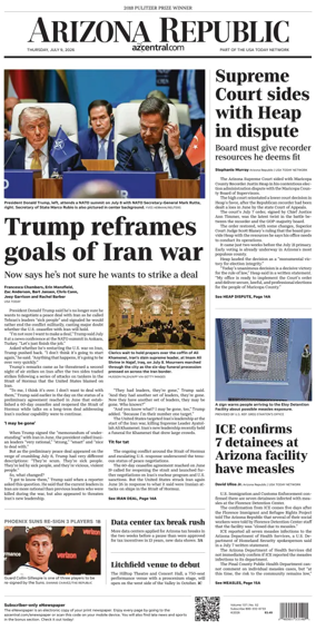 Cover of The Arizona Republic