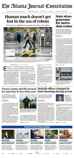 Cover of The Atlanta Journal-Constitution