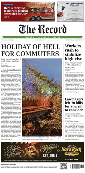 Cover of The Bergen Record