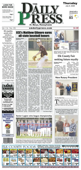 Cover of The Daily Press