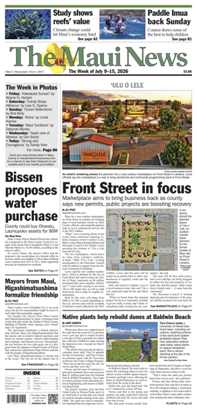 Cover of The Maui News - Weekender