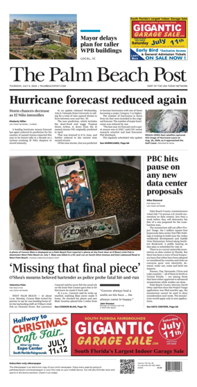 Cover of The Palm Beach Post