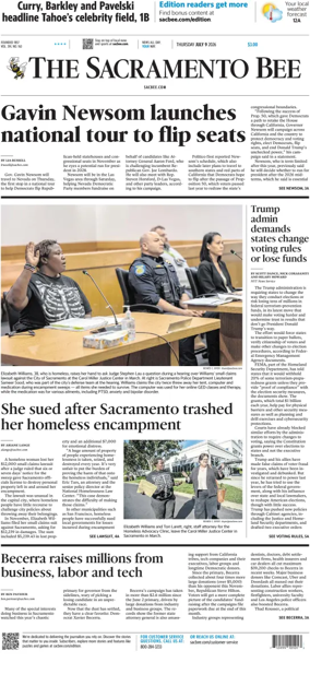 Cover of The Sacramento Bee