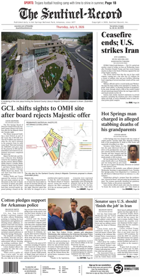 Cover of The Sentinel-Record