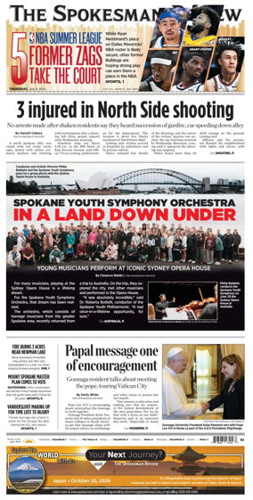 Cover of The Spokesman-Review (Spokane)