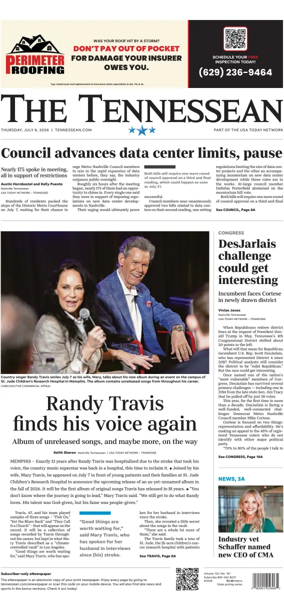 Cover of The Tennessean