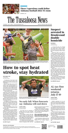Cover of The Tuscaloosa News