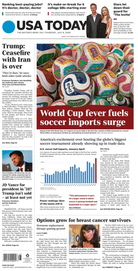 Cover of USA TODAY US Edition