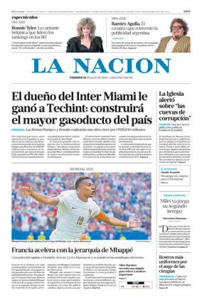 Cover of La Nacion