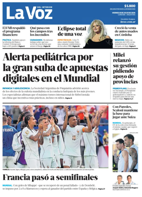 Cover of La Voz del Interior