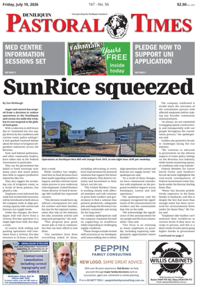 Cover of Deniliquin Pastoral Times