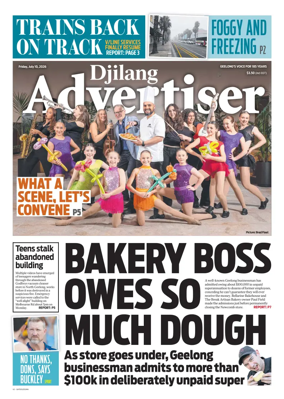 Cover of Geelong Advertiser