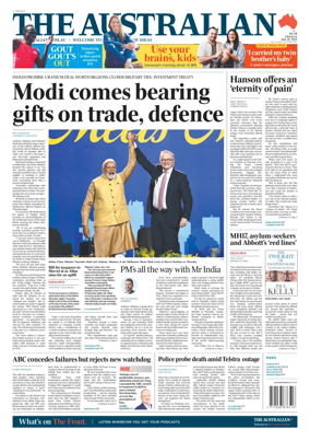 Cover of The Australian