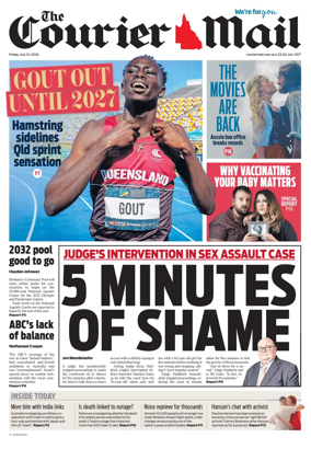 Cover of The Courier-Mail