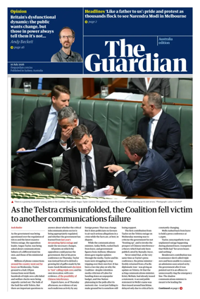 Cover of The Guardian Australia