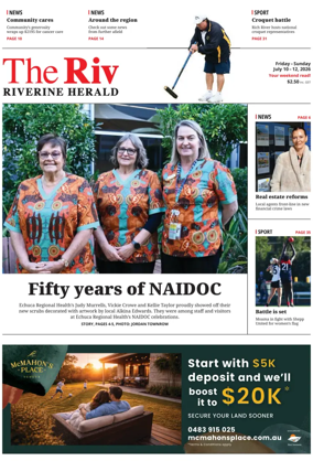 Cover of The Riverine Herald
