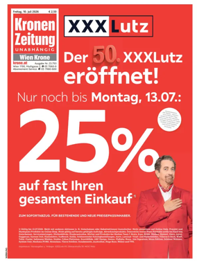 Cover of Kronen Zeitung