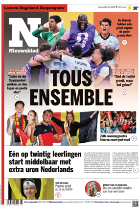 Cover of Het Nieuwsblad