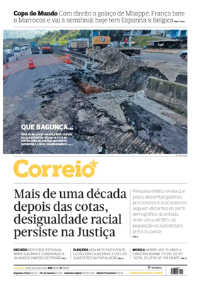 Cover of Correio da Bahia