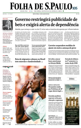 Cover of Folha de S.Paulo