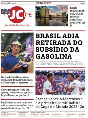 Cover of Jornal do Commercio
