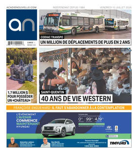Cover of Acadie Nouvelle