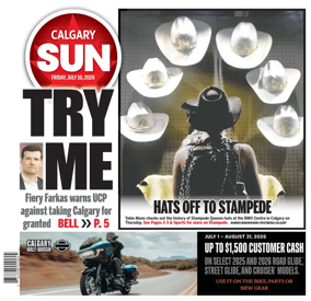 Cover of Calgary Sun