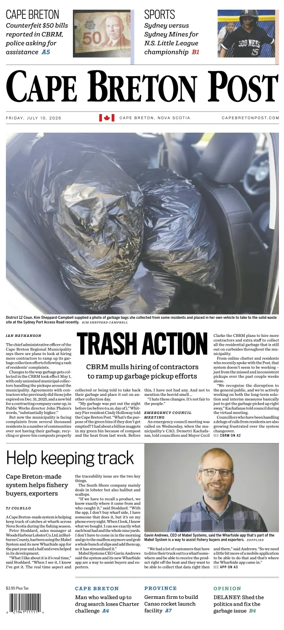 Cover of Cape Breton Post