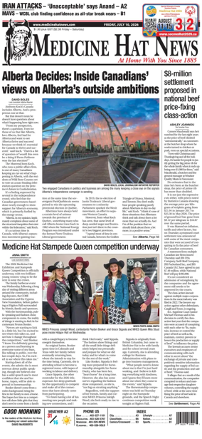 Cover of Medicine Hat News