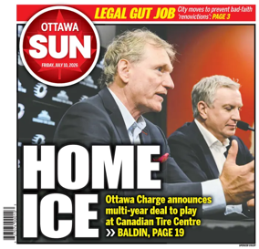 Cover of Ottawa Sun