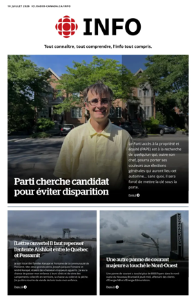 Cover of Radio-Canada Info